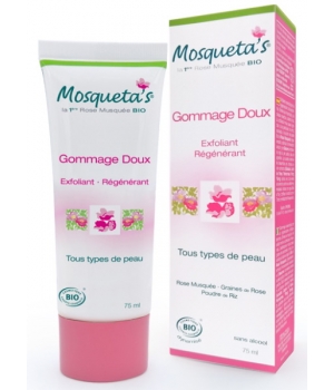 Gommage doux à la Rose Musquée et Poudre de Riz Mosqueta's