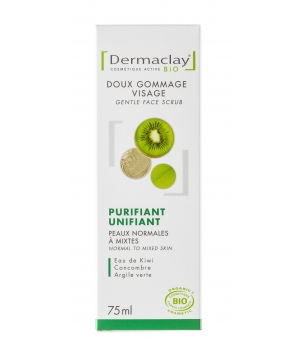 Gommage doux visage unifiant purifiant Dermaclay