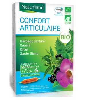 Harpagophytum Cassis Ortie Saule blanc Bio ampoules Naturland