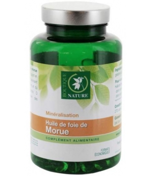 Huile de foie de morue 270 capsules Boutique Boutique Nature