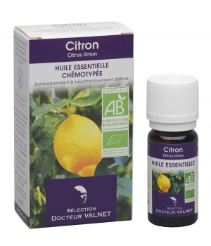 Huile essentielle Citron Dr Valnet