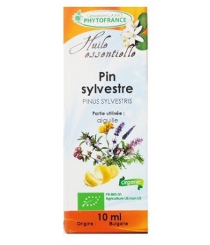 Huile essentielle de Pin Sylvestre aiguilles Bio 10 ml Phytofrance