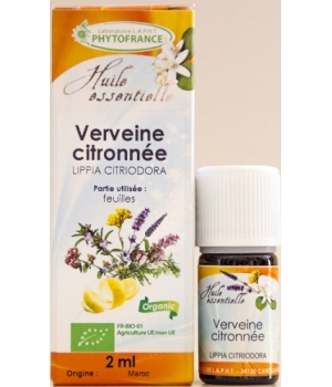 Huile essentielle VERVEINE CITRONNEE BIO Phytofrance