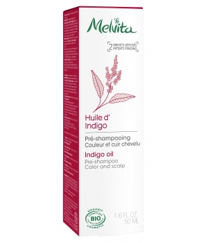 Huile d'indigo pré shampoing Melvita