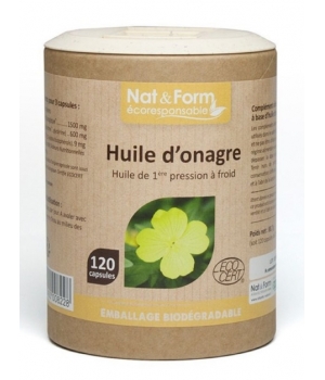 Huile d'Onagre BIO 120 Nat et Form