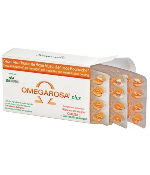 Huile Rose musquée + Bourrache Bio Omegarosa Plus 60 Mosqueta's