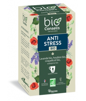 Infusion Anti Stress bio 20 sachets Bio Conseils