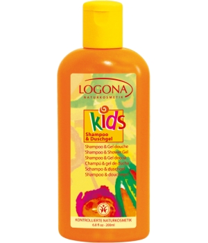 Kids Shampoing + Gel douche extra fruité Logona