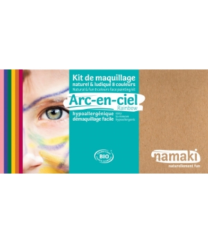 Kit maquillage 8 couleurs Arc en ciel Namaki