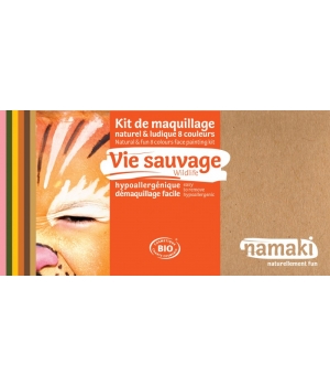 Kit maquillage 8 couleurs Vie Sauvage Namaki