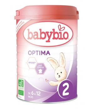 Lait de suite Babybio 2 Optima à partir de 6 mois Babybio