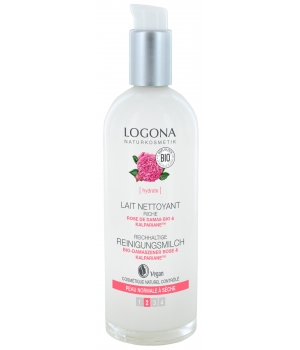 Lait nettoyant Rose de Damas bio / Kalpariane 125 Logona