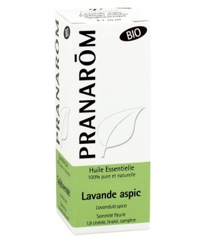 Lavande Aspic Bio Flacon compte gouttes Pranarôm