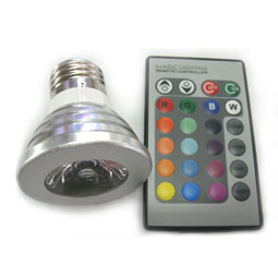 Led multi avec tel MR16 RGB 1x3W No Name