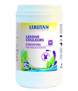 Lessive couleurs concentrée poudre Parfum Lavande Lerutan