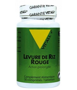 Levure de Riz rouge 30 comprimés de Vit'all +