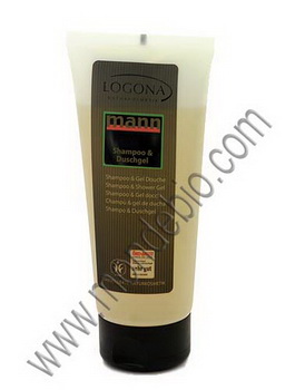 Logona Gel douche + shampoing homme Aloès Mann 200ml