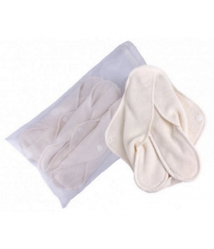 Lot de 5 Serviettes hygiéniques soft lavables en coton Popolini