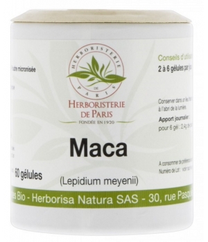 Maca Racine Bio 350mg 60 Herboristerie De Paris