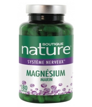 Magnésium Marin 180 comprimés Boutique Boutique Nature