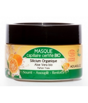 Masque capillaire bio au Yuzu Aquasilice