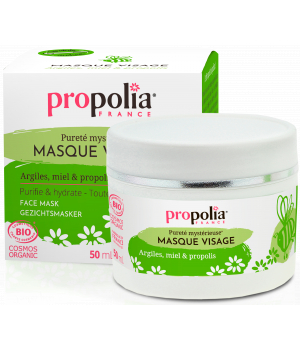 Masque Visage Bio Kaolin Miel et Propolis Pureté Mystérieuse Propolia