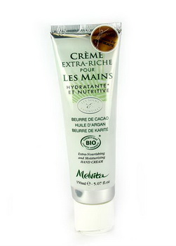 Cr�me extra riche mains beurre de cacao, argan et karit� 150ml Melvita
