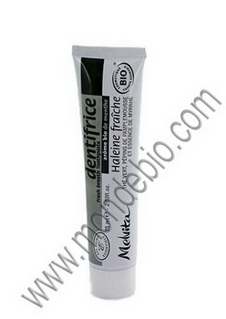 Dentifrice Haleine fra�che Ar�me bio de Menthe Melvita 75ml Melvita