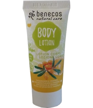 Mini lotion corps argousier et orange Benecos