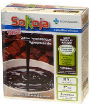 Sokoja Crème Chocolat Intense 5 sachets de Monapharm