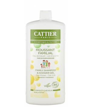 Moussant Familial au Lactoserum cheveux et corps Cattier