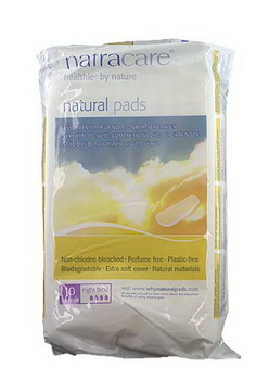 Women can be reassured that Natracare Maxi pads do not contain synthetic materials, plastic, chemical additives such as binders or surfactants, fragrances, polyacrylate super absorbents or dyes and because of the natural materials used; they are over 95% biodegradable and compostable. � Brand: Natracare  Many gynaecologists recommend women with sensitive skin should use Natracare products in order to reduce contact with chlorine-bleached materials as well as products containing synthetics and petrochemical super absorbents, without giving up quality and comfort. Since 1989, Natracare is the direct answer to problems of dioxin pollution on health and environment, caused by chlorine-bleaching and the widespread use of pesticides on traditional cotton crops.