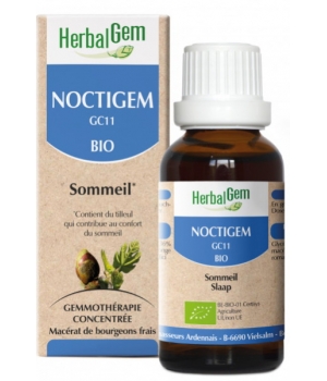 Noctigem Bio Flacon verre Herbalgem Gemmobase