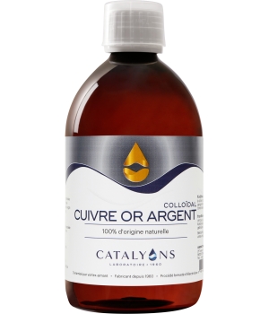 Catalyons Oligo éléments CUIVRE OR ARGENT Catalyons 500 ml