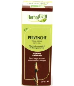 Pervenche bio Flacon compte gouttes Herbalgem Gemmobase