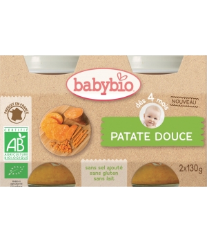 Petits pots Mes Légumes Patate douce dès 4 mois Babybio