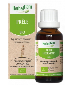 Prêle bio Flacon compte gouttes Herbalgem Gemmobase