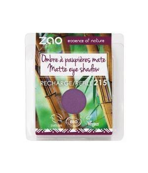 Recharge Ombre à Paupières 215 Violet pourpre mat Zao