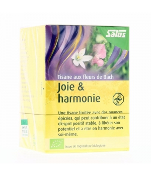 Tisane aux fleurs de Bach Joie et Harmonie BIO 15 Salus