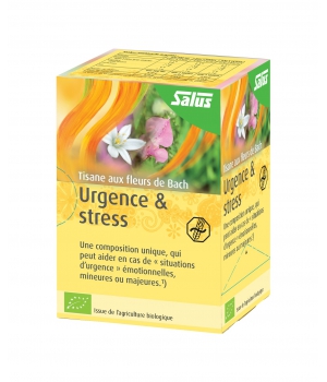 Tisane aux fleurs de Bach Urgence et Stress BIO 15 Salus