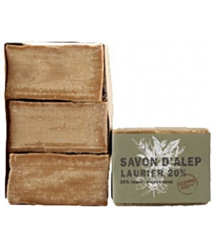 Savon d'Alep Laurier 20% Aleppo Soap Lot 3 Tade