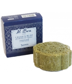 Savon d'Alep parfumé Jasmin Al Bara