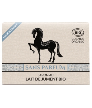 Savon au lait de jument + Karité Sans parfum C'bio