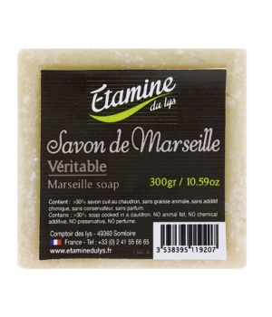 Savon de Marseille beige Etamine du Lys