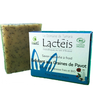 Savon exfoliant aux graines de pavot à 40% de lait Le Domaine De Tamara