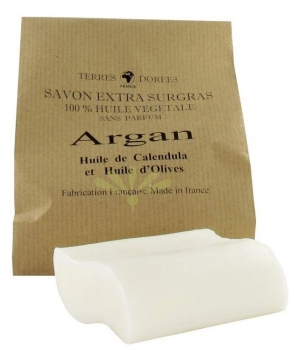 Savon Huile d'Argan 100% végétal Terres Dorees