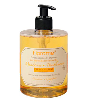 Savon liquide Mandarine Pamplemousse Rafraichissant Florame