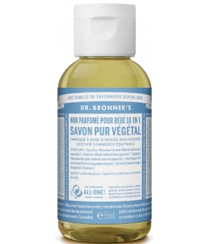 Savon liquide Non parfumé Dr Bronners