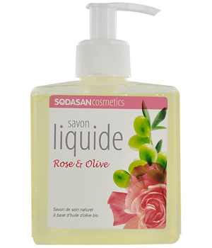 Savon liquide Rose Olive Sodasan