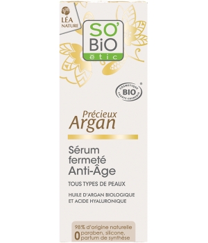 Sérum Fermeté anti âge Précieux Argan So'Bio étic